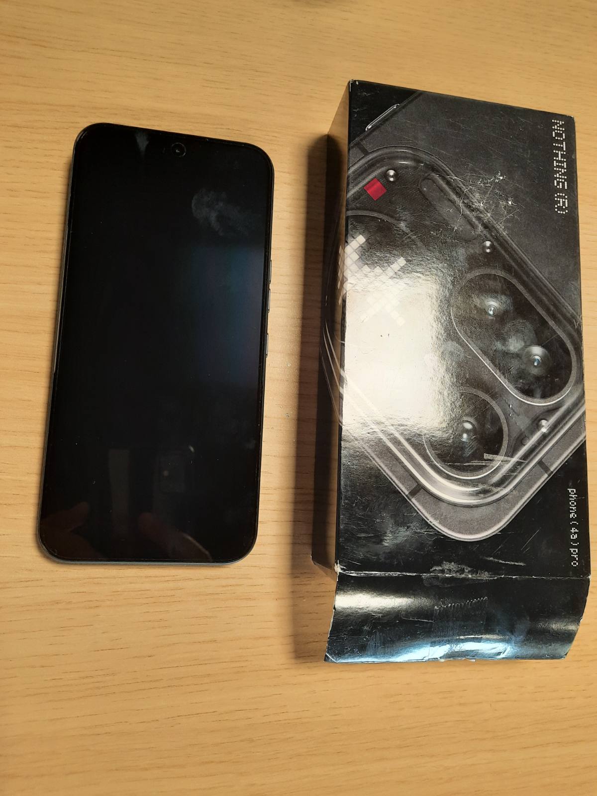 319274 - Nothing Smartphone Phone (4a) Pro - Kamerë e trefishtë 50MP, zmadhim ultra 140x, trup metalik, bateri e gjatë 50W, AMOLED 144Hz, 8GB+128GB - e zezë
