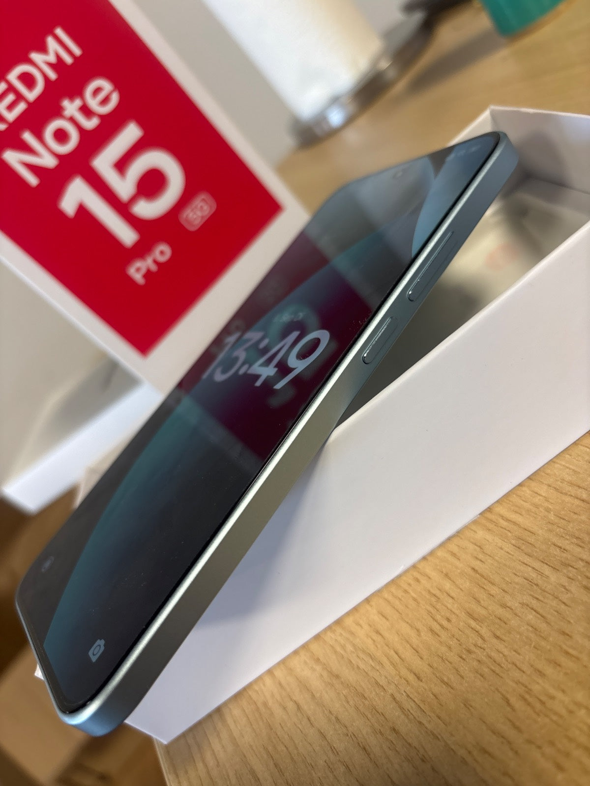 319291 - XIAOMI Telefon inteligjent Redmi Note 15 Pro 5G (8+256 GB) – Telefon Android, bateri 6580 mAh, rezistencë ndaj pluhurit dhe ujit IP66/IP68, kamera 200 MP, ekran AMOLED 6.83", ngjyrë Glacier Blue