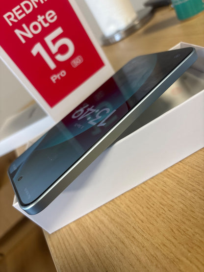 319291 - XIAOMI Telefon inteligjent Redmi Note 15 Pro 5G (8+256 GB) – Telefon Android, bateri 6580 mAh, rezistencë ndaj pluhurit dhe ujit IP66/IP68, kamera 200 MP, ekran AMOLED 6.83", ngjyrë Glacier Blue