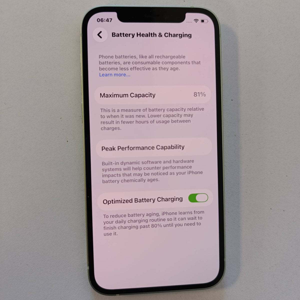 319293 - APPLE iPhone 12, 128GB, Jeshile - (I rinovuar)