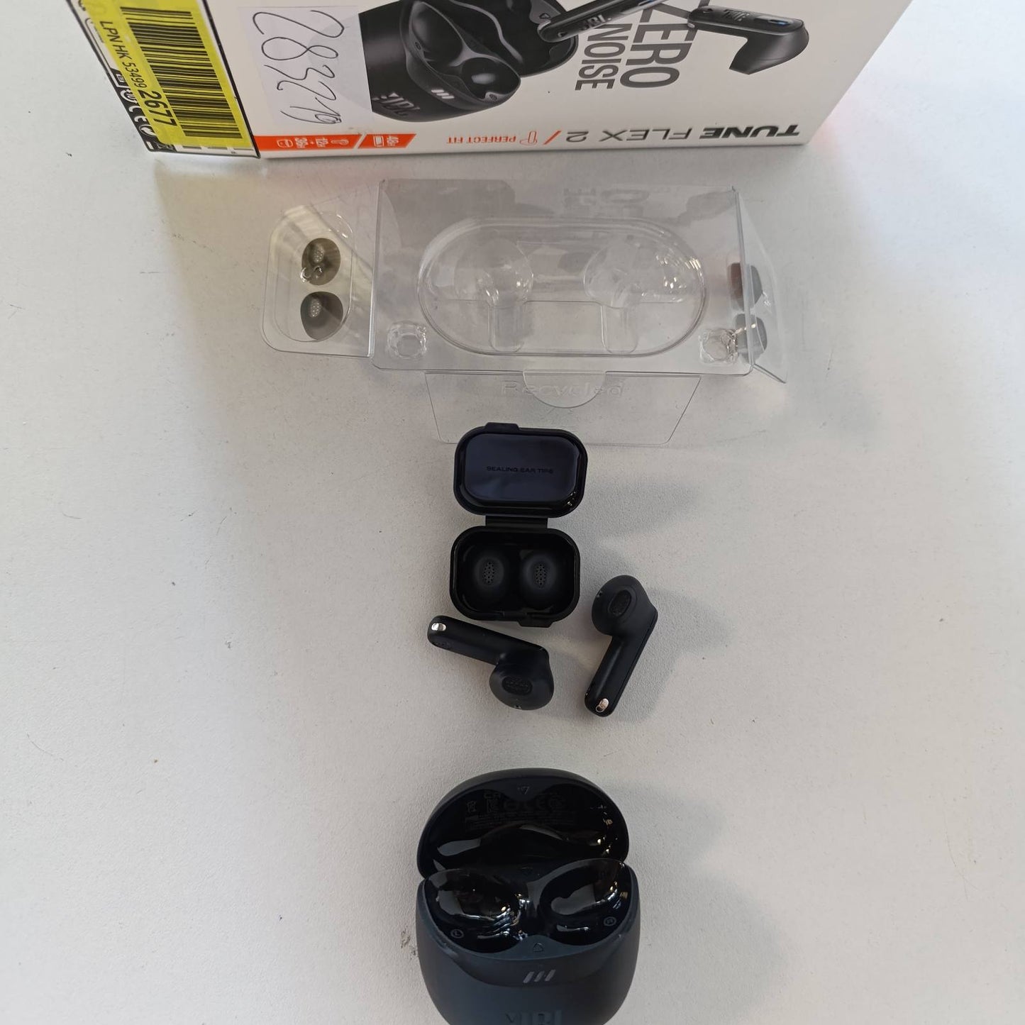 319559 - JBL Tune Flex 2, Kufje pa tel Bluetooth, jetëgjatësi baterie 48 orë, rezistencë ndaj ujit dhe pluhurit IP54, lidhje me shumë pika, e zezë