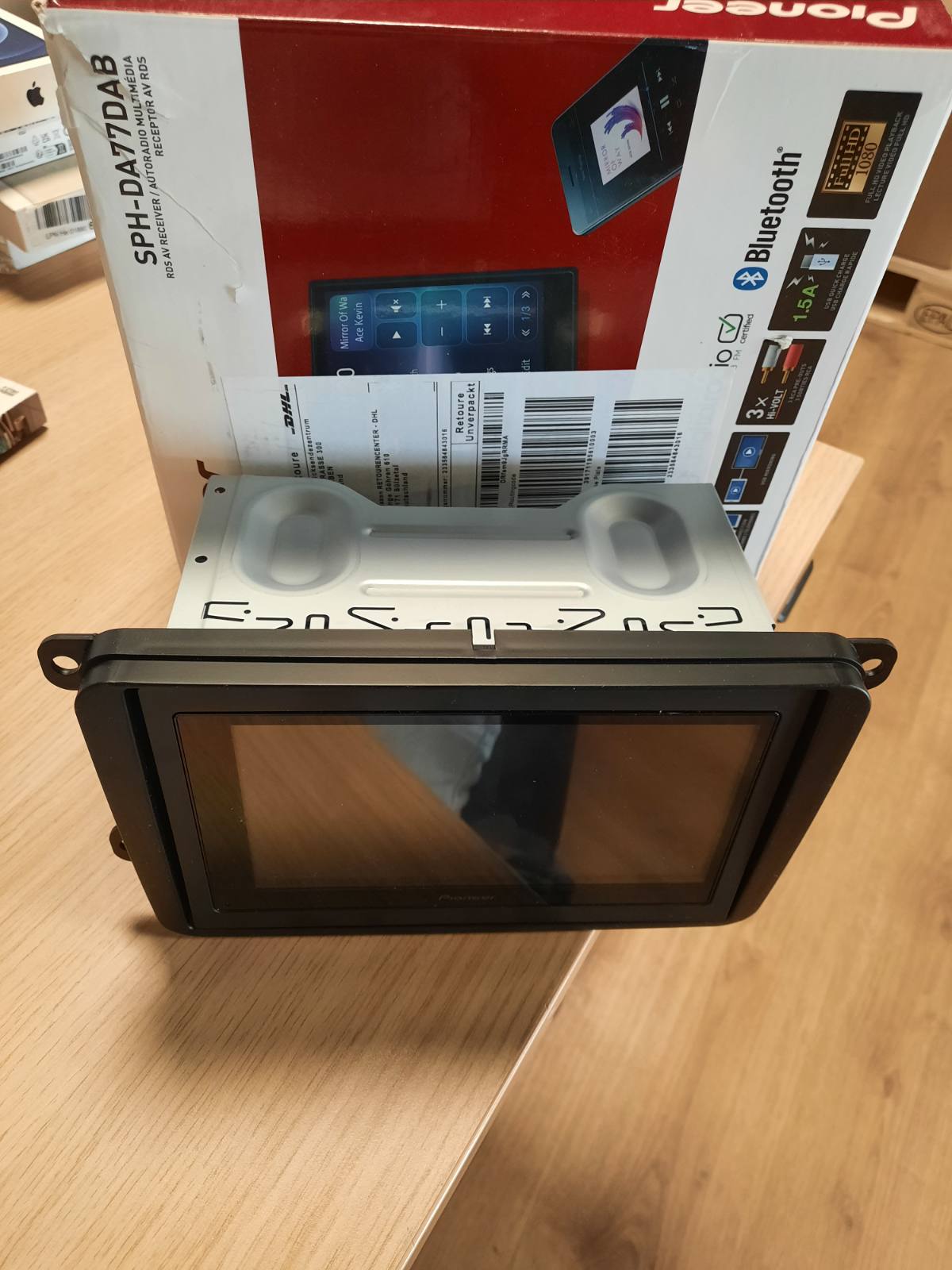 319292 - PIONEER SPH-DA77DAB - Qendër Media 2DIN, ekran me prekje kapacitiv 6.8", Wi-Fi, Bluetooth, Apple CarPlay, Android Auto, DAB+, ekualizues grafik 13-bandësh