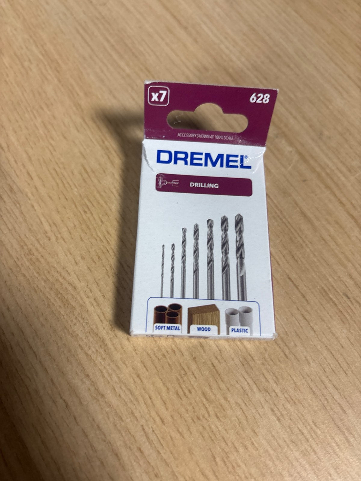 294586 - DREMEL Set majash shpimi precize 628, 7 maja shpimi druri