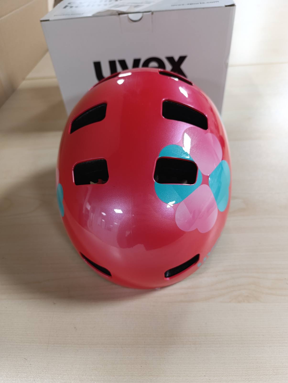 292772 - UVEX Kid 3 - helmetë biçiklete për fëmijë, përshtatje individuale, ventilim i optimizuar, ngjyra lule rozë, madhësia 51-55 cm