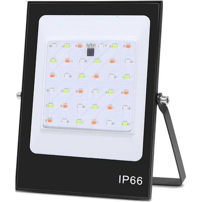 260522 - Prozhektor LED RGB Ultra i Hollë me Kontroll Remote 30W 50W 100W 200W, Reflektor Ndriçues IP66 për Ndriçim të Jashtëm (100W)