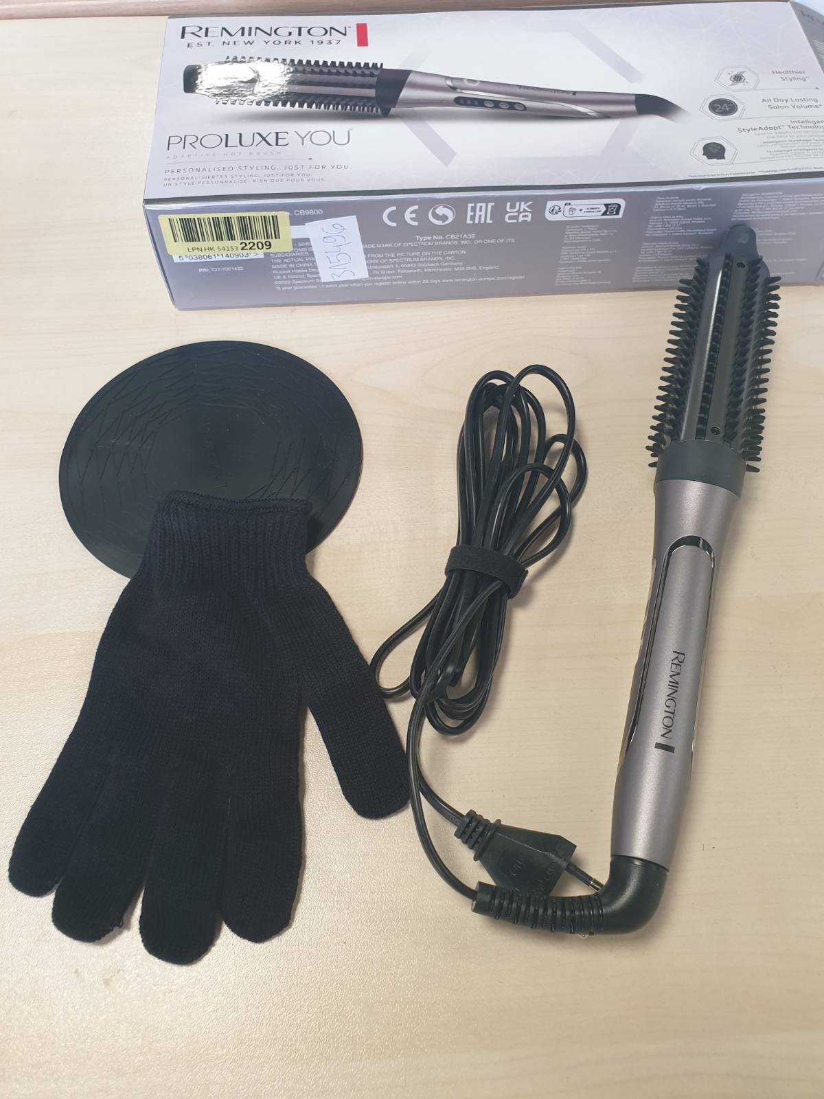 315496 -  Furçë për Vëllim PROluxe You, Ajër i Nxehtë 38 mm, Intelligent StyleAdapt™, 3 Cilësime Nxehtësie 160-210°, Airstyler CB9800