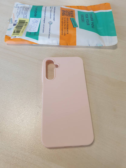 296509 - KWMOBILE Mbështjellëse për Samsung Galaxy A15 5G, TPU, karikim pa tel, mbulesë mbrojtëse ngjyrë kokosi