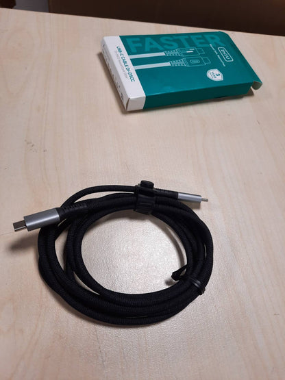 277216 - INIU Kabllo USB C, karikimi të shpejtë PD3.0 100W, 2m, USB C në USBC, najlon, për iPhone 17 16 15 Pro Max Samsung Galaxy S25 S24 S23 Pixel 9 iPad Air Pro MacBook