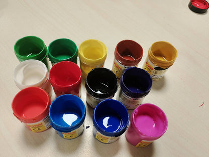 294417 - Eberhard Faber 575613 Ngjyra të papërfunduara EFA Color, 13 kanaçe 18 ml, set ngjyrosës