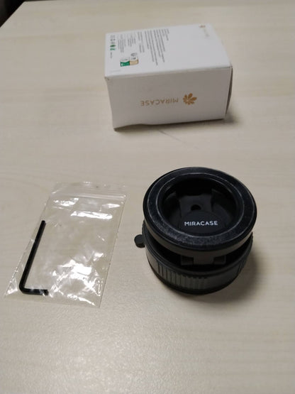 296129 - MIRACASE Mbajtëse Telefoni për Makinë me Fshesë me Kordon, MagSafe, 24XN55, e Rrotullueshme dhe e Palosshme 360° për iPhone 17 Pro Max Plus Samsung