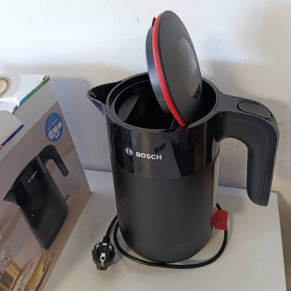 277464 - BOSCH Çajnik pa tel MyMoment TWK2M163, 1.7 L, 2400 W, fikje automatike, mbrojtje nga mbinxehja, filtër i lëvizshëm, mbrojtje nga zierja pa ujë, e zezë mat