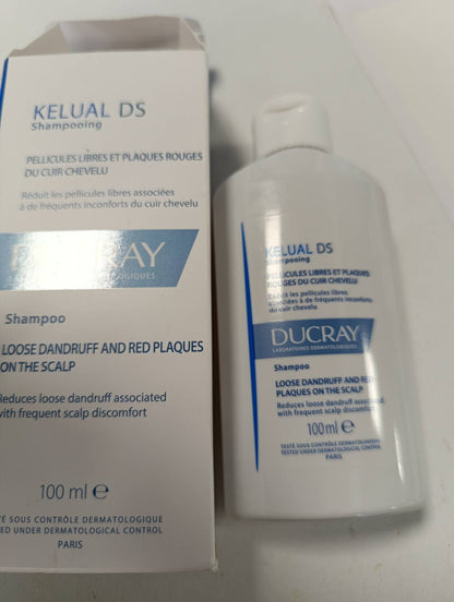 300919 - PIERRE FABRE Ducray Shampo kundër zbokthit Kelual DS - 100ml, transparente