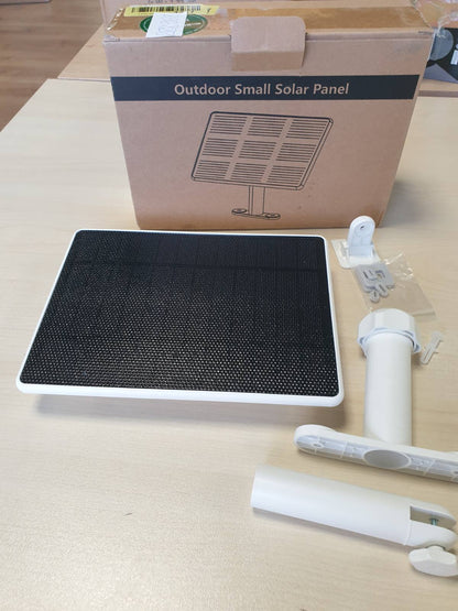 288968 - EUFY Panel Diellor 5W për Eufycam, i pajtueshëm me Eufy E, 2C/2C Pro, 2/2Pro, E20/E40, Solo, SoloCam Spotlight, kabllo 3m, 5V, IP65 i papërshkueshëm nga uji