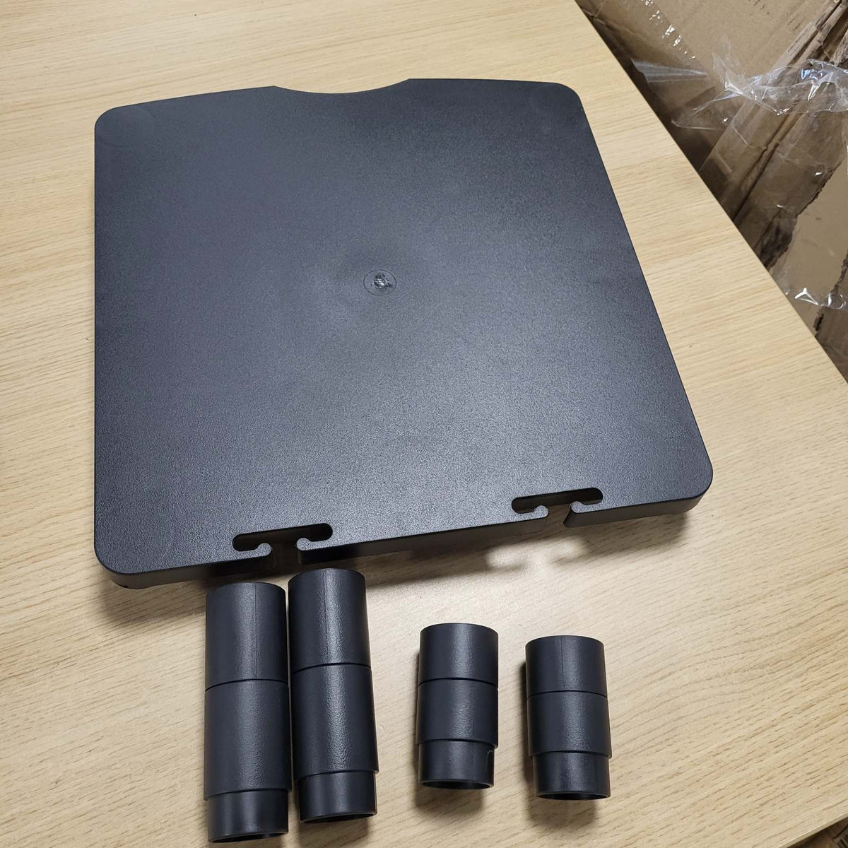 296193 - FELLOWES Mbështetëse Monitori Everyday me 3 Rregullime Lartësie, Ngritëse Monitori Ergonomike, Menaxhim Kabllosh, Kapacitet 27 kg, E zezë