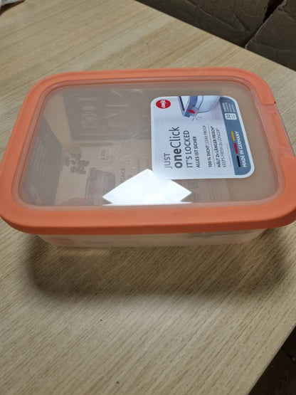 277580 - EMSA ONECLICK ENË PËR RUJTJEN E USHQIMIT, 2.3L, E PAPËRSHKUESHME NGA RRJEDHJET, PRODHUAR NË GJERMANI