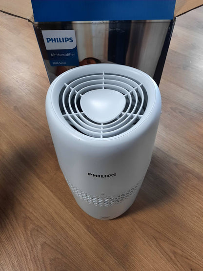 277388 - PHILIPS Lagështues ajri Seria 2000, Teknologjia NanoCloud, Lagështon dhoma deri në 31m², Rezervuar uji 2L, 99% më pak baktere, HU2510/10