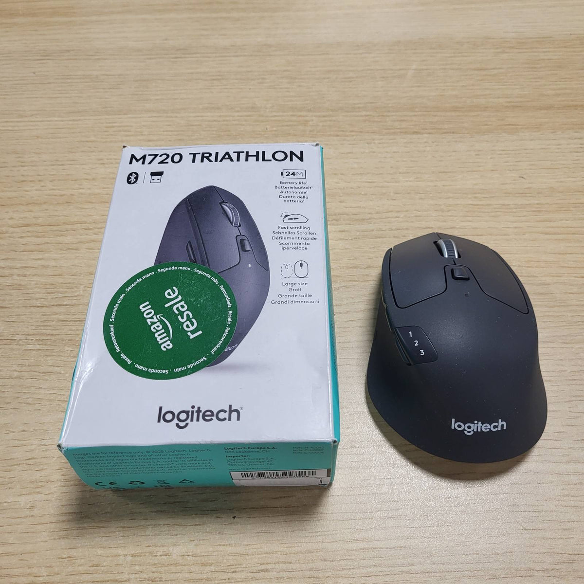308715 - LOGITECH M720 Triathlon - Maus pa tel për shumë pajisje