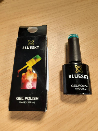 321995 - BLUESKY Llak Xheli, Hotski to Tchotchke, 80529, 10ml, Llak thonjsh i tretshëm në xhel, Blu, Bruz, Neon, kërkohet tharje nën llambë UV/LED
