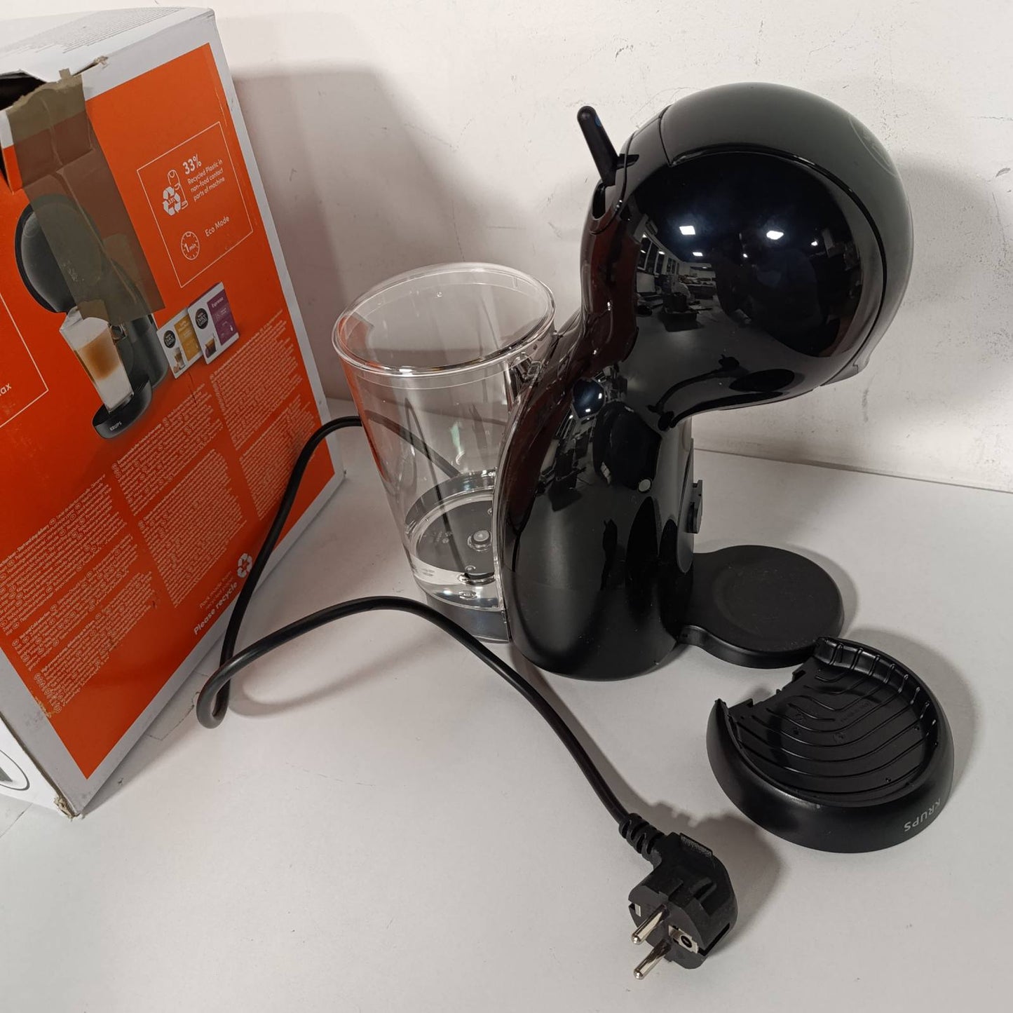 288254 - KRUPS NESCAFÉ Dolce Gusto Piccolo XS – Makina kapsulash kafeje – 15 bar – Rezervuar uji 0.8L – Modalitet kursimi energjie – Antracit – KP1A3B