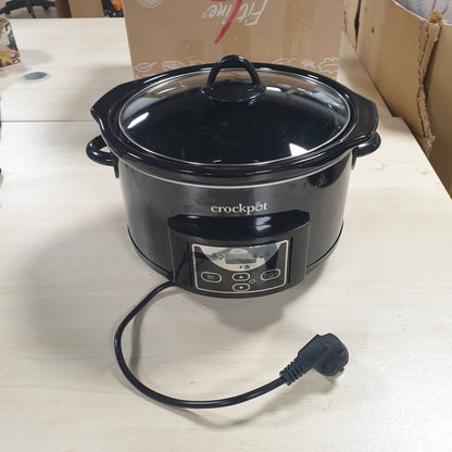 288277 - Crockpot Tenxhere e ngadaltë, 4.7 l (deri në 5 persona), Kohëmatës i programueshëm, E zezë [SCCPRC507B]