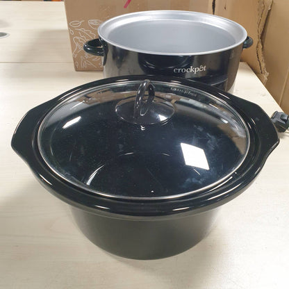 288277 - Crockpot Tenxhere e ngadaltë, 4.7 l (deri në 5 persona), Kohëmatës i programueshëm, E zezë [SCCPRC507B]