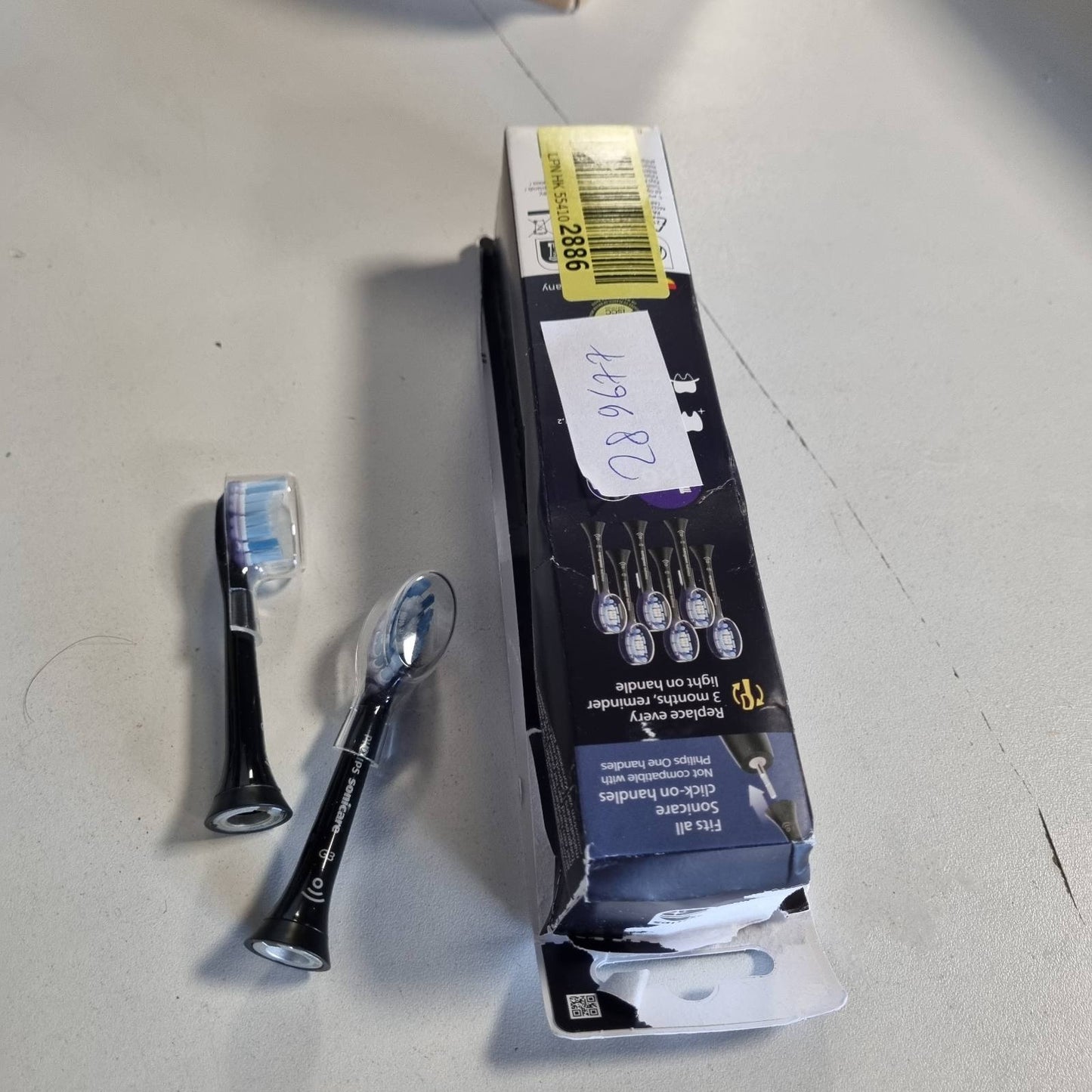 289677 - PHILIPS Sonicare G3 Premium Gum Care, Koka Furçash Zëvendësuese Origjinale, E Zezë, Pako me 6, HX9056/88