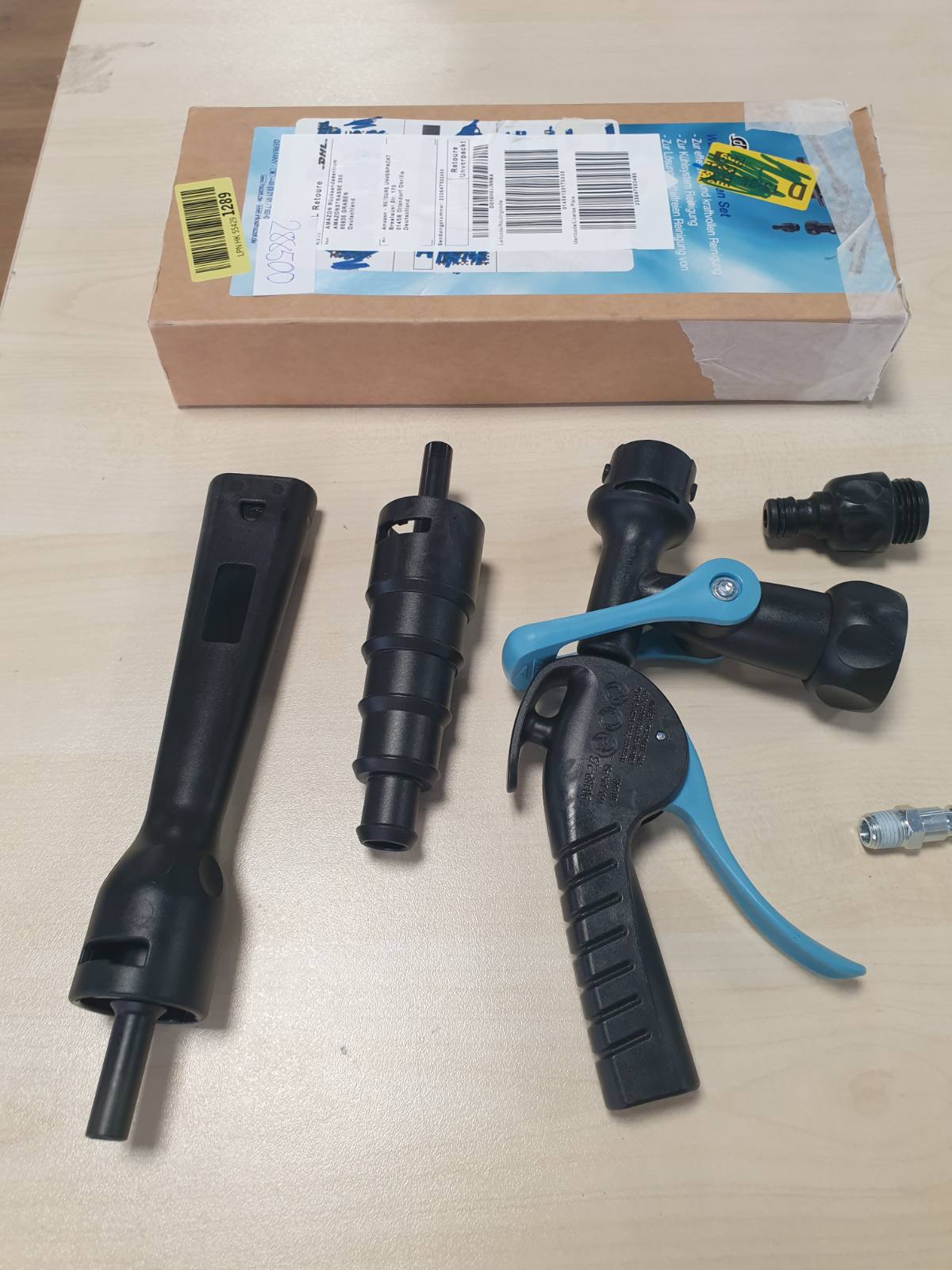 288500 - HAZET Set Pistoletash Larëse 9048P-2/3, Shpëlarës Sistemi Ftohës, Diapazoni i Temperaturës -10 deri në +40 Gradë, Pastrim pa përdorimin e kimikateve