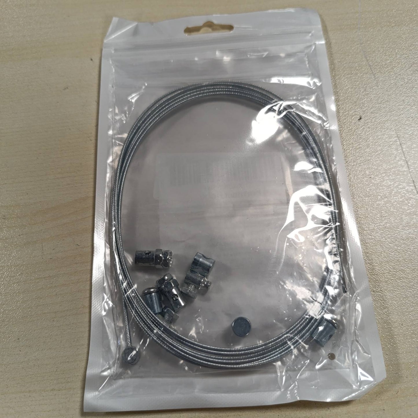 289240 - FORTUNEGLOBE KIT RIPARIMI UNIVERSAL I KABLLIT TË GAZIT Ø1.5 MM X 2.5 M – ME KAPAK FUNDOR DHE KAPËS Z PËR KOSITËSE BARI, PRERËSE FURÇASH, PRERËSE FREZE