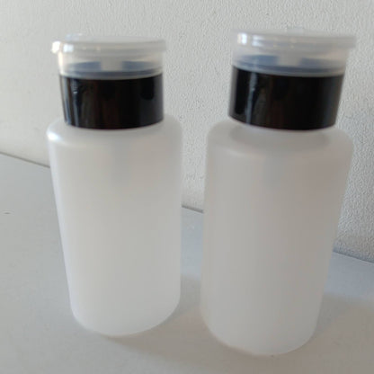 290481 - LALILL Shishe Shpërndarëse 2x200ml - Shpërndarës Pompe për Lëngje Kozmetike - Pastrues me Aceton për Heqjen e Manikyrit, Locion, Shampo - Profesionale dhe për Shtëpi