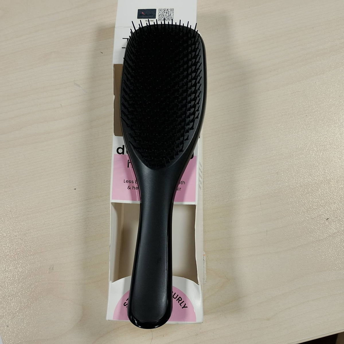 297506 - TANGLE TEEZER Furçë flokësh Ultimate Detangler, për flokë të lagur dhe të thatë, e zezë