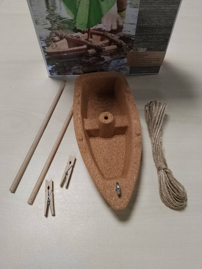 321409 - KIT VARKASH PREJ TAPE PËR FËMIJË HABA TERRA – SET "BËJE VETË" PËR NDËRTIMIN DHE PROJEKTIMIN E NJË VARKË LUNDRUSE, ME UDHËZIME, PËR MOSHAT 6 VJEÇ E LART – 1304244001