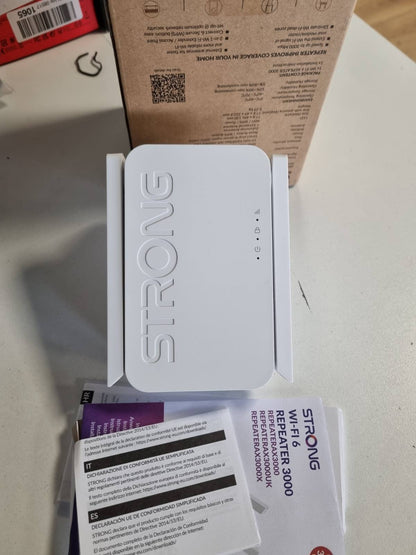305154 - STRONG Amplifikator WLAN AX3000 Mbit/s Wi-Fi 6, përsëritës me dy banda