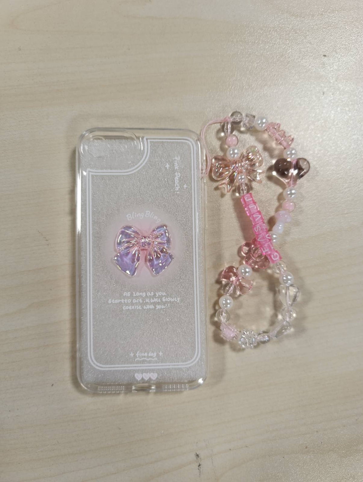309272 - Mbrojtëse më e mirë për iPhone 7 / iPhone 8 / iPhone SE, e lezetshme, me hark 3D, e hollë, transparente, me dizajn estetik, për gra, adoleshente, vajza, mbrojtje e lentes së kamerës