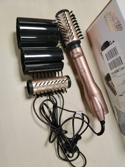 301831 - BABYLISS Furçë me ajër të nxehtë Big Hair, Teknologji Jonike, Shtojca 50 mm dhe 40 mm, 2 Drejtime Rrotullimi, 2 Cilësime Temperaturën, Shampanjë, AS952E