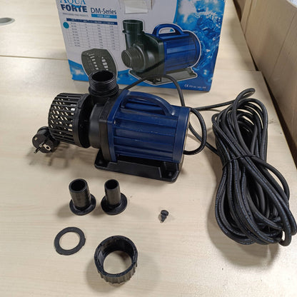 288498 - AQUAFORTE Pompa për pellgje/filtër DM-5000, 40 vat, shpejtësi maksimale rrjedhjeje 5 m³/orë, kokë maksimale shpërndarjeje 3.5 m, gjatësi kablli 10 m, e përshtatshme për rrjedha uji, ujëvara dhe filtra