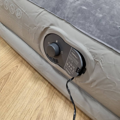 288735 - INTEX Dyshek me ajër DuraBeam për 1 person 99x191x30 cm, maks. 136 KG, me pompë elektrike USB të integruar, material Fiber-Tech