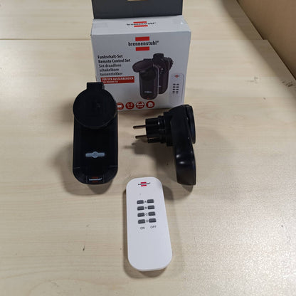322577 - Brennenstuhl Set ndërprerësish pa tel RC CE1 0201, pako me 2 priza pa tel
