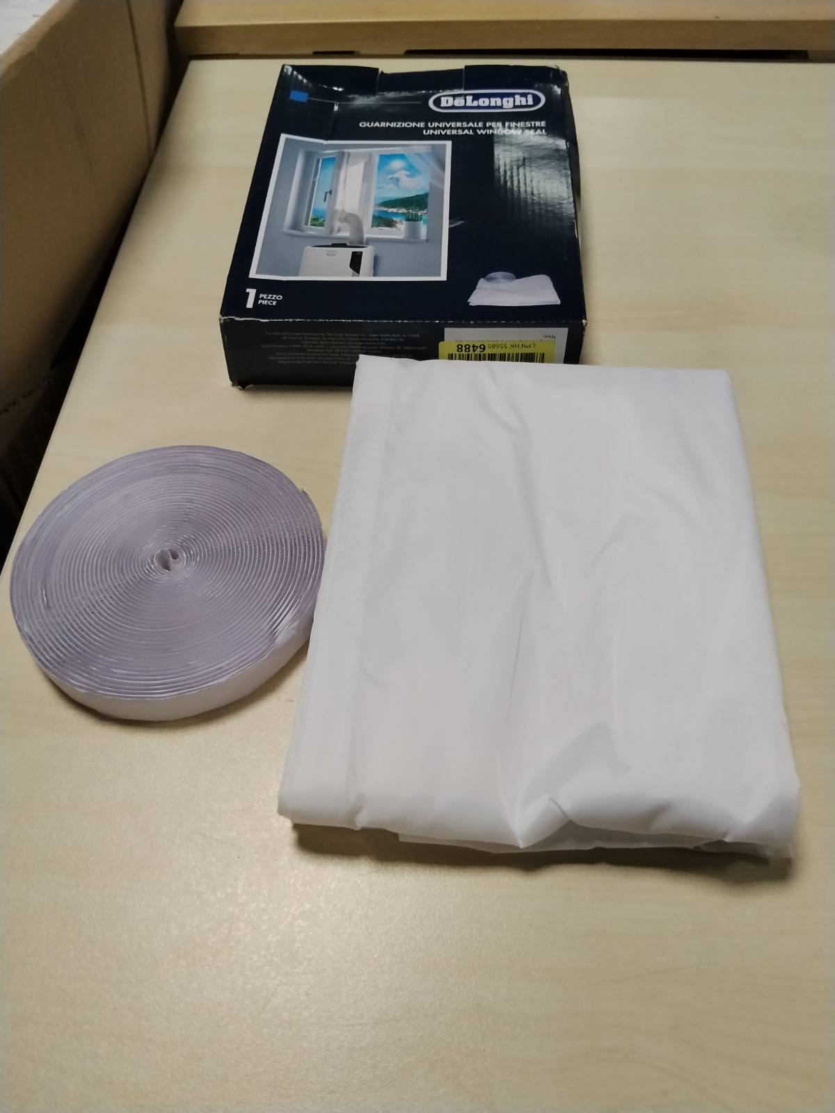 322383 - De'Longhi DLSA012 Kit Universal për Instalimin e Dritareve - Guarnicion dritaresh për kondicionerë portativë - I bardhë
