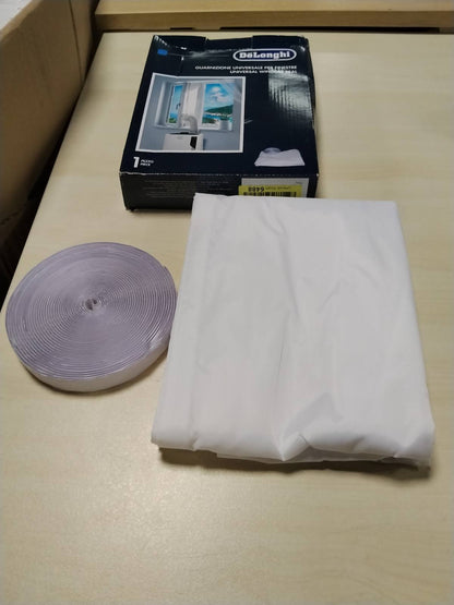 322383 - De'Longhi DLSA012 Kit Universal për Instalimin e Dritareve - Guarnicion dritaresh për kondicionerë portativë - I bardhë