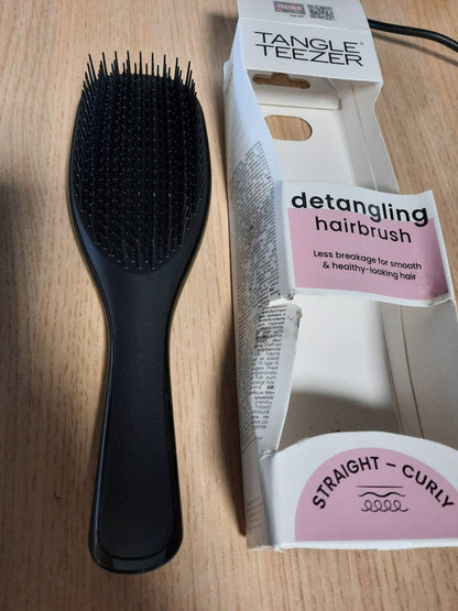 290311 - TANGLE TEEZER Furçë flokësh Ultimate Detangler për flokë të lagur dhe të thatë, e zezë