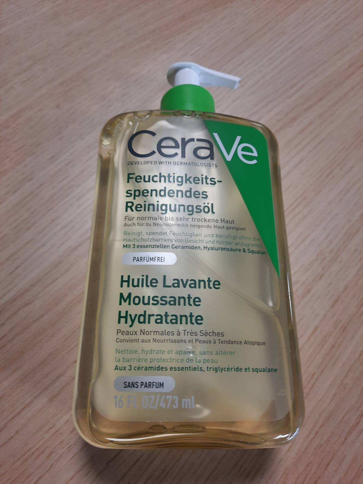 303431 - CERA VE - Vaj Pastrues Hidratues - 473 ml - Hidratim intensiv për lëkurë normale deri në shumë të thatë - Me 3 ceramide esenciale