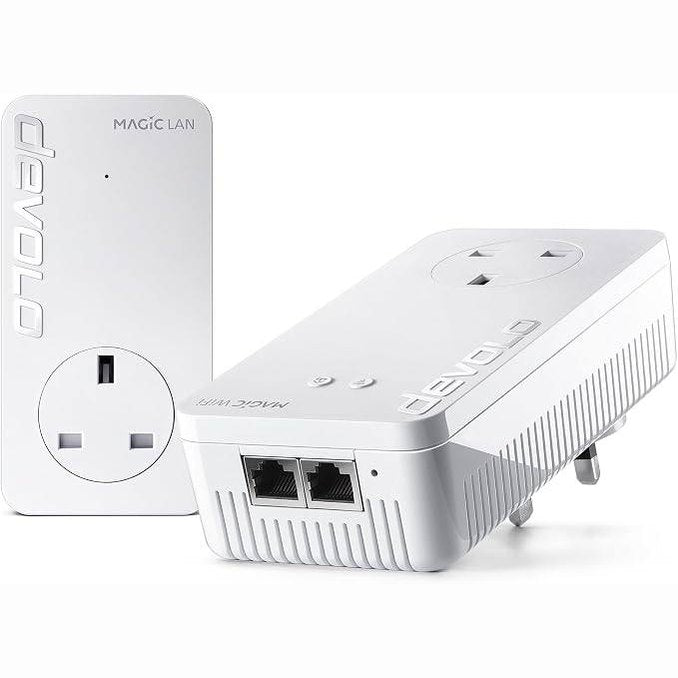 295578 - devolo Magic 2–2400 Wi-Fi 5 Next: Paketa fillestare | Streaming UHD 4K/8K | Lidhje e qëndrueshme për punë nga shtëpia | Deri në 2400 Mbps Powerline, Mesh Wi-Fi 5, G.hn, 3 porta LAN Gigabit.