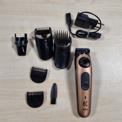 307370 - KING C. GILLETTE Brisku elektrik për mjekër, 40 cilësime gjatësie, tehe të mprehta