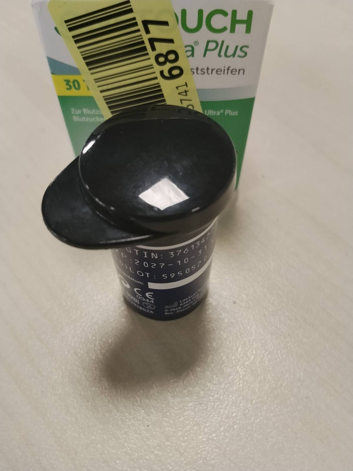 290089 - OneTouch Ultra® Plus Shirita testimi të glukozës në gjak | 30 shirita | 1 pako