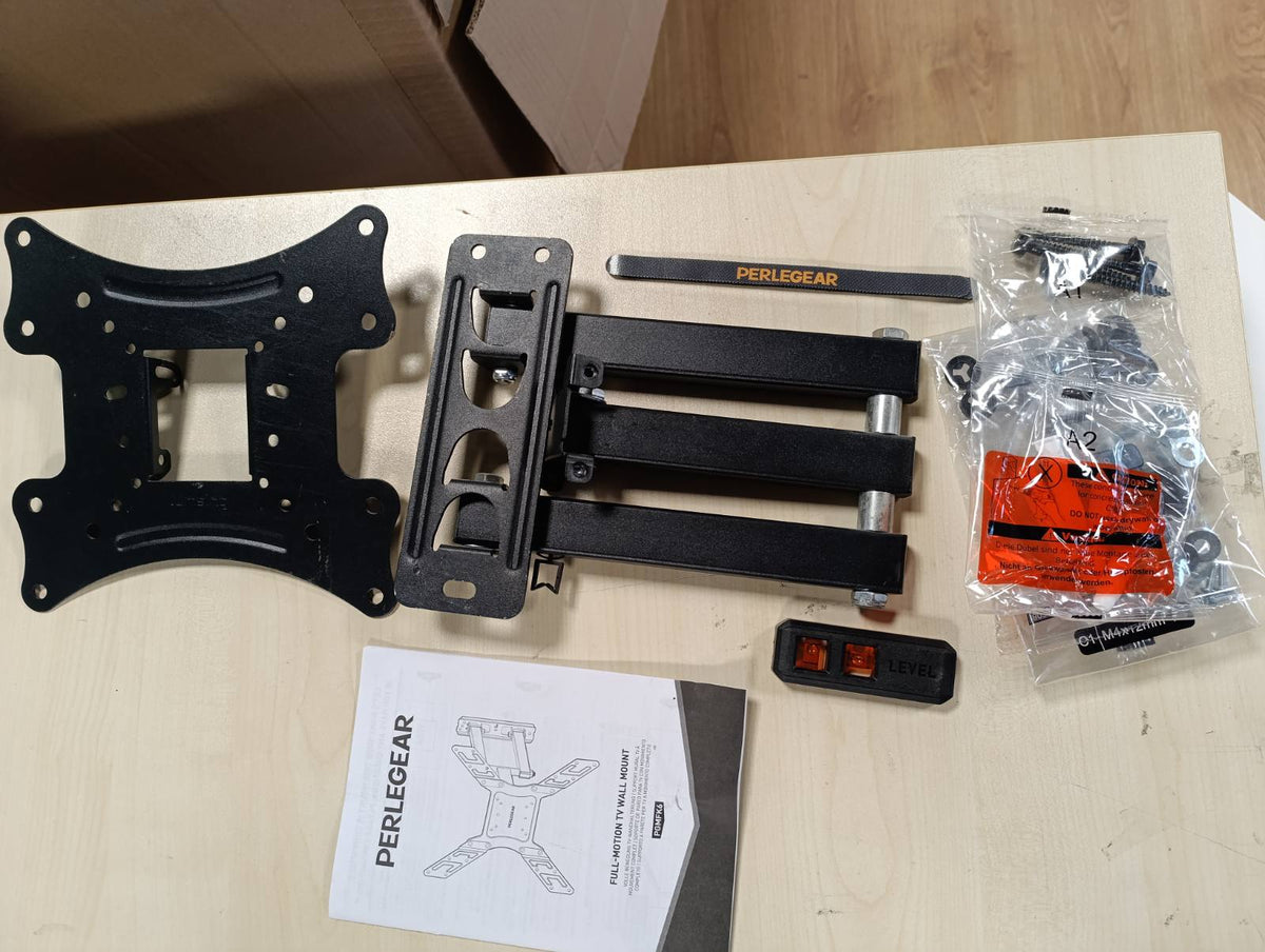 309139 - PERLEGEAR Mbështetëse për montim në mur, rrotulluese dhe animuese për televizorë 26-65 inç deri në 45 kg, maks. VESA 400x400 mm