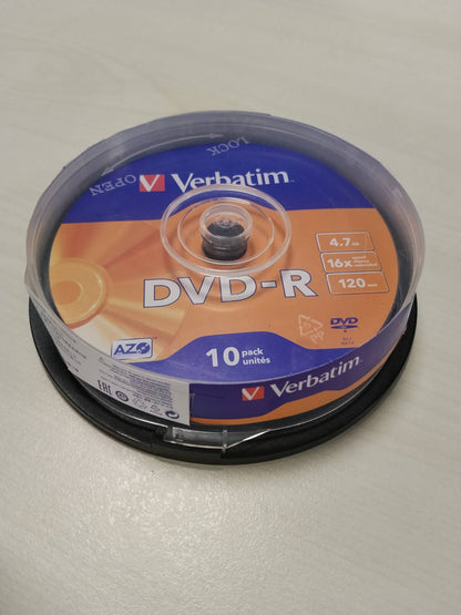 305643 - VERBATIM 1206432 DVD-R, 10 copë, Bosht