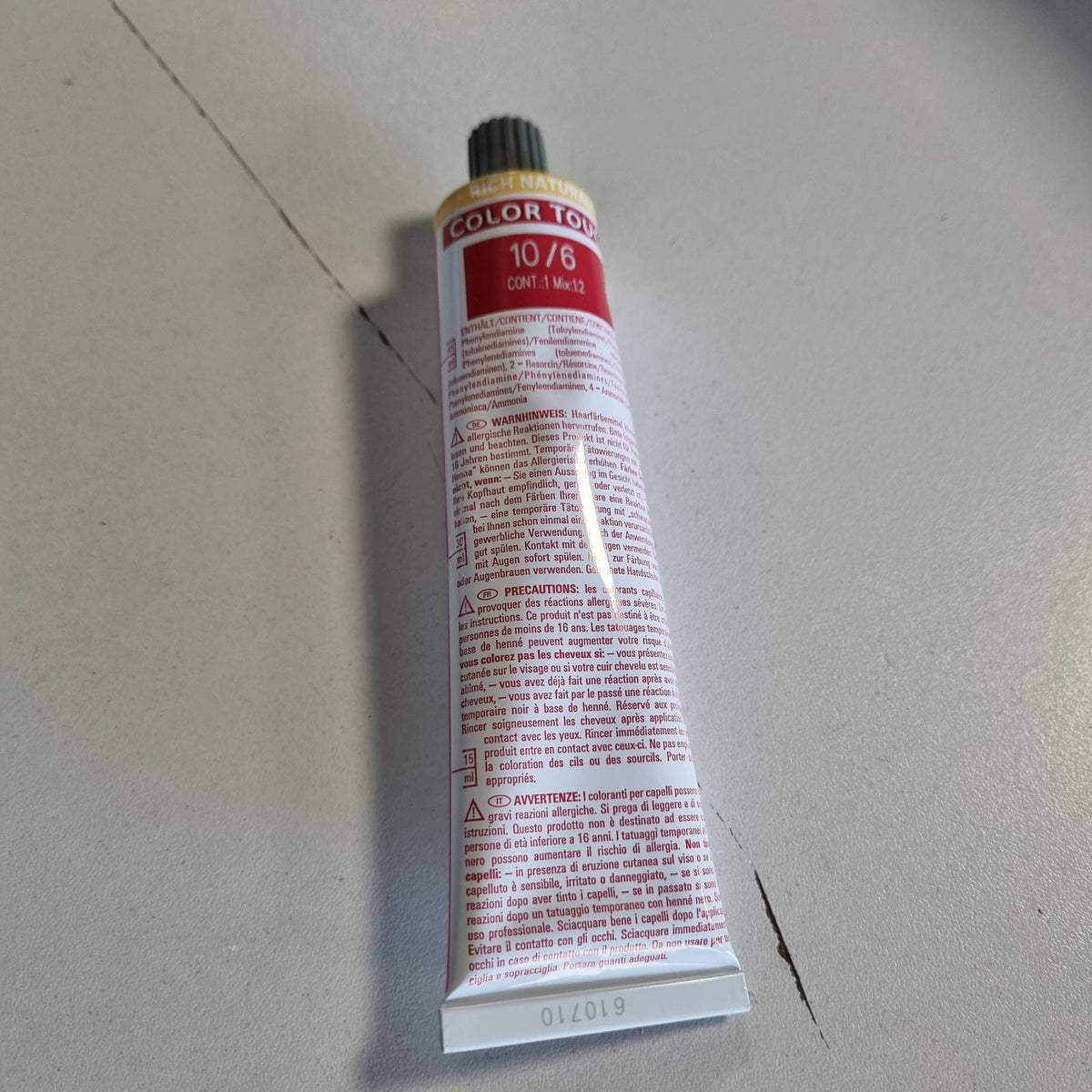 290360 - WELLA PROFESSIONALS Color Touch Vibrant Reds - Ngjyrë flokësh intensive vegane pa amoniak - 60ml, 10/6 Light Blonde Vjollcë, Metal Purifier, zgjasin deri në 28 larje