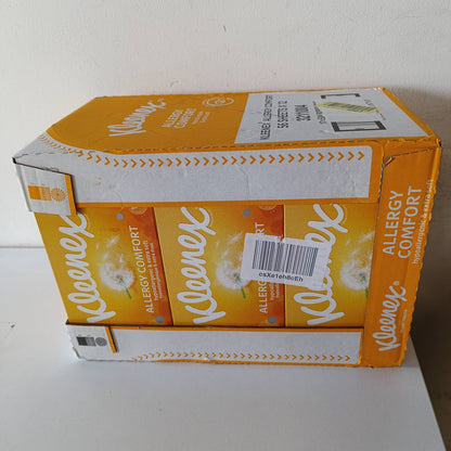 321313 - KLEENEX Kutia e Pecetave për Alergji, 12 kuti me 56 peceta, Prodhuar në Francë
