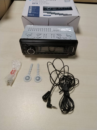 322267 - BLAUPUNKT BPA 1123 BT, radio makine 1-DIN, Bluetooth, USB, hyrje Aux, dalje Sub, 4x50 vat, 12V