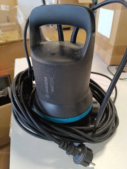 312507 - Gardena Pompë zhytëse për ujë të ndotur 20000 aquasensor, shpejtësi rrjedhjeje 20,000 l/orë, grimca deri në 35 mm, 750 W (09044-20)